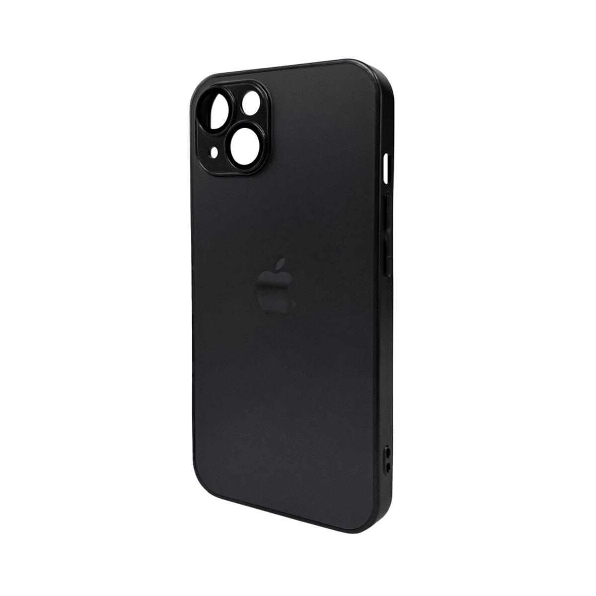 Противоударный чехол для Apple iPhone 12 AG Glass Matt Frame Color / Graphite Black