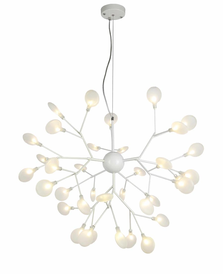 Люстра подвесная молекула Lighthouse LS-17117-36 WH/WH плафоны белые Белые