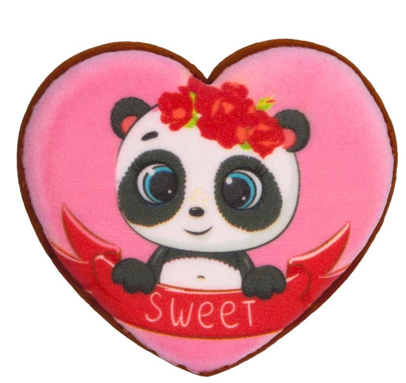 Пряник с принтом Крафт Печиво 8 марта Панда 45 г