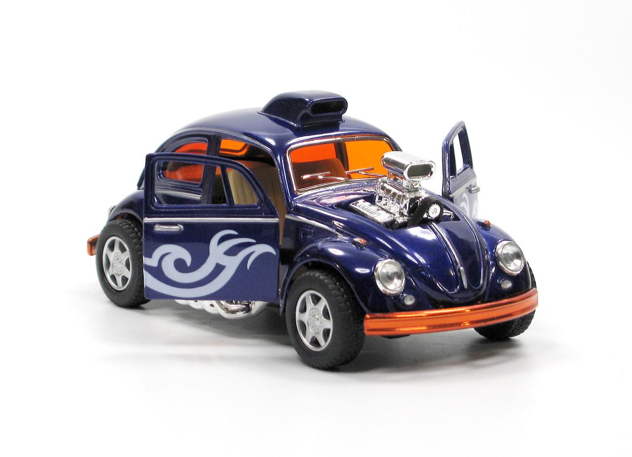 Машинка Kinsmart металева Volkswagen Beetle Custom Dragracer (KT5405W) - фото 7