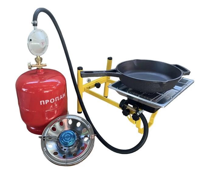 Газовий обігрівач Orgaz 310P + Балон 5л + редуктор зі шлангом + пальник на балон у подарунок - фото 6