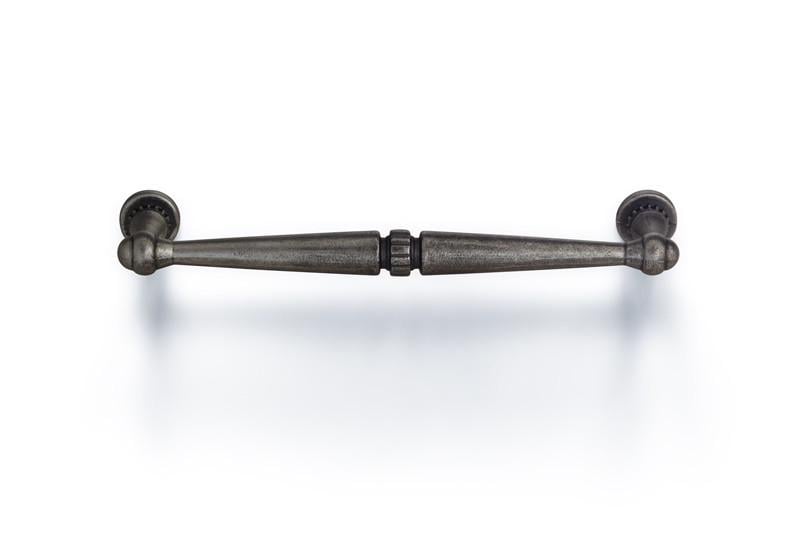 Меблева ручка-скоба MVM 160 мм Нікель античний матовий (D-1015-160 MAN)