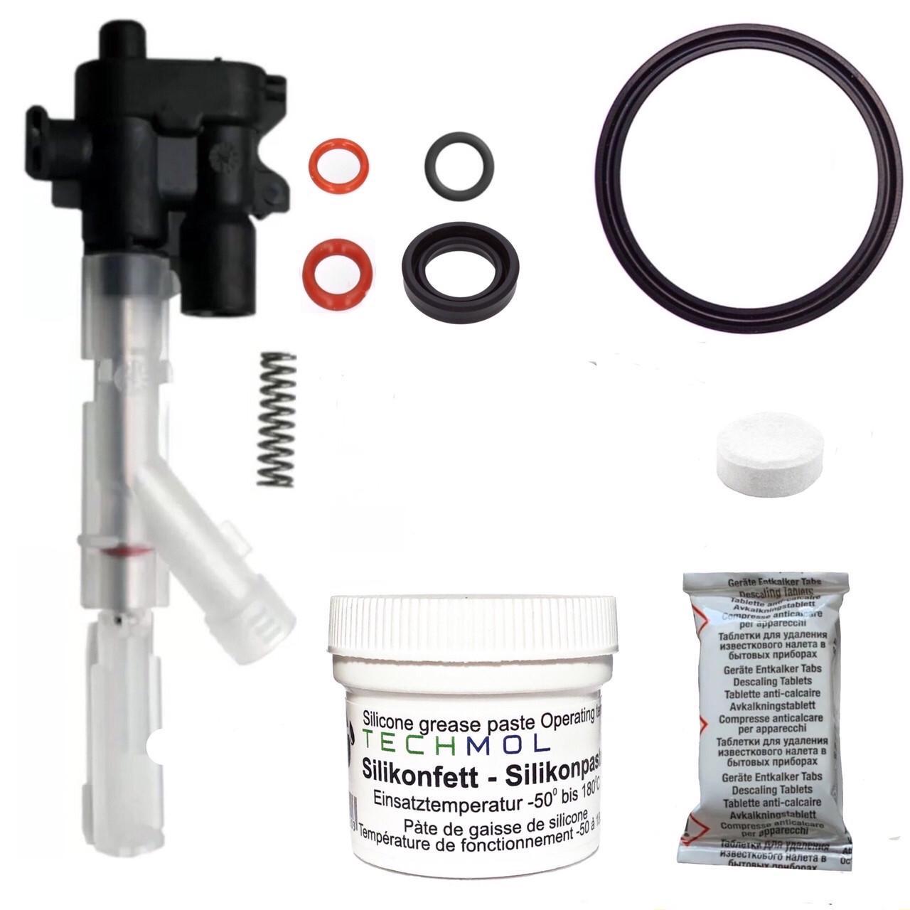 Ремкомплект прокладок и дренажный клапан для обслуживания кофемашины Melitta (1601288544)