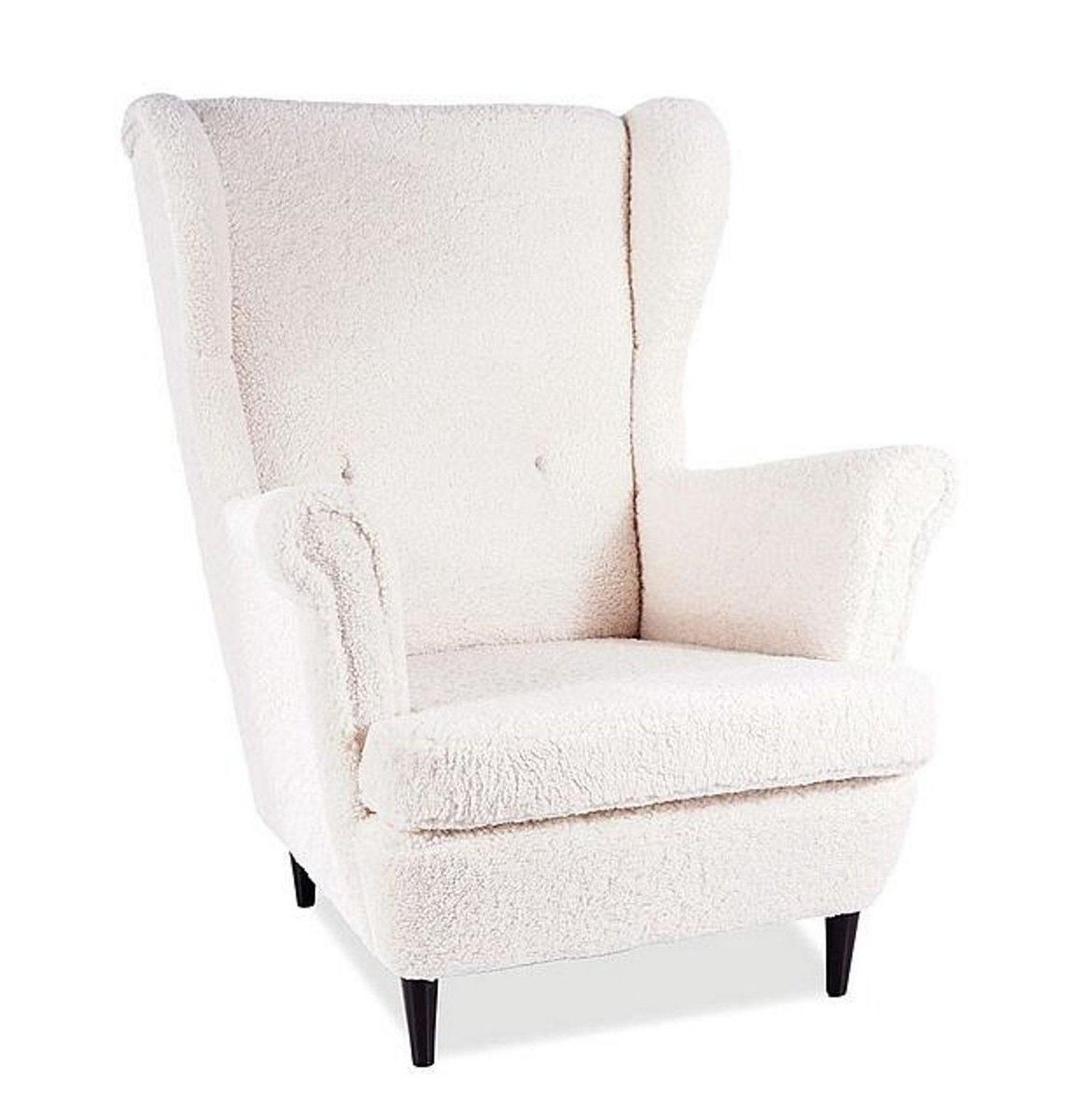 Кресло мягкое Signal LORD Baranek Кремовый (LORDBKW)