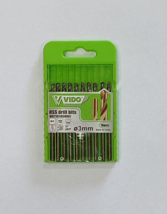 Сверло по металлу Vido WD71011030061 3.0 мм (27763085)