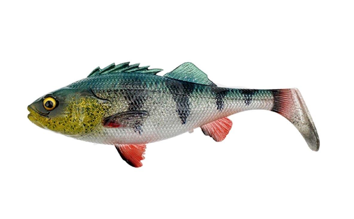 Силиконовая приманка Savage Gear 4D Perch Shad 125 мм 20 г Green Silver (1676509303) - фото 1 Силиконовая приманка Savage Gear 4D Perch Shad 125 мм 20 г Green Silver (1676509303) - фото 1