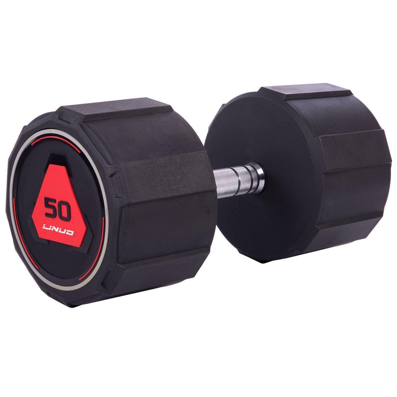 Гантель цельная LI NUO TA-3618-50 с полиуретановым покрытием 50 кг (2532854872)