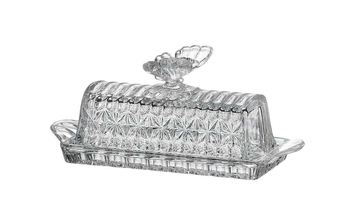 Масленка Bohemia Butterfly хрустальная (52750-65400-205)