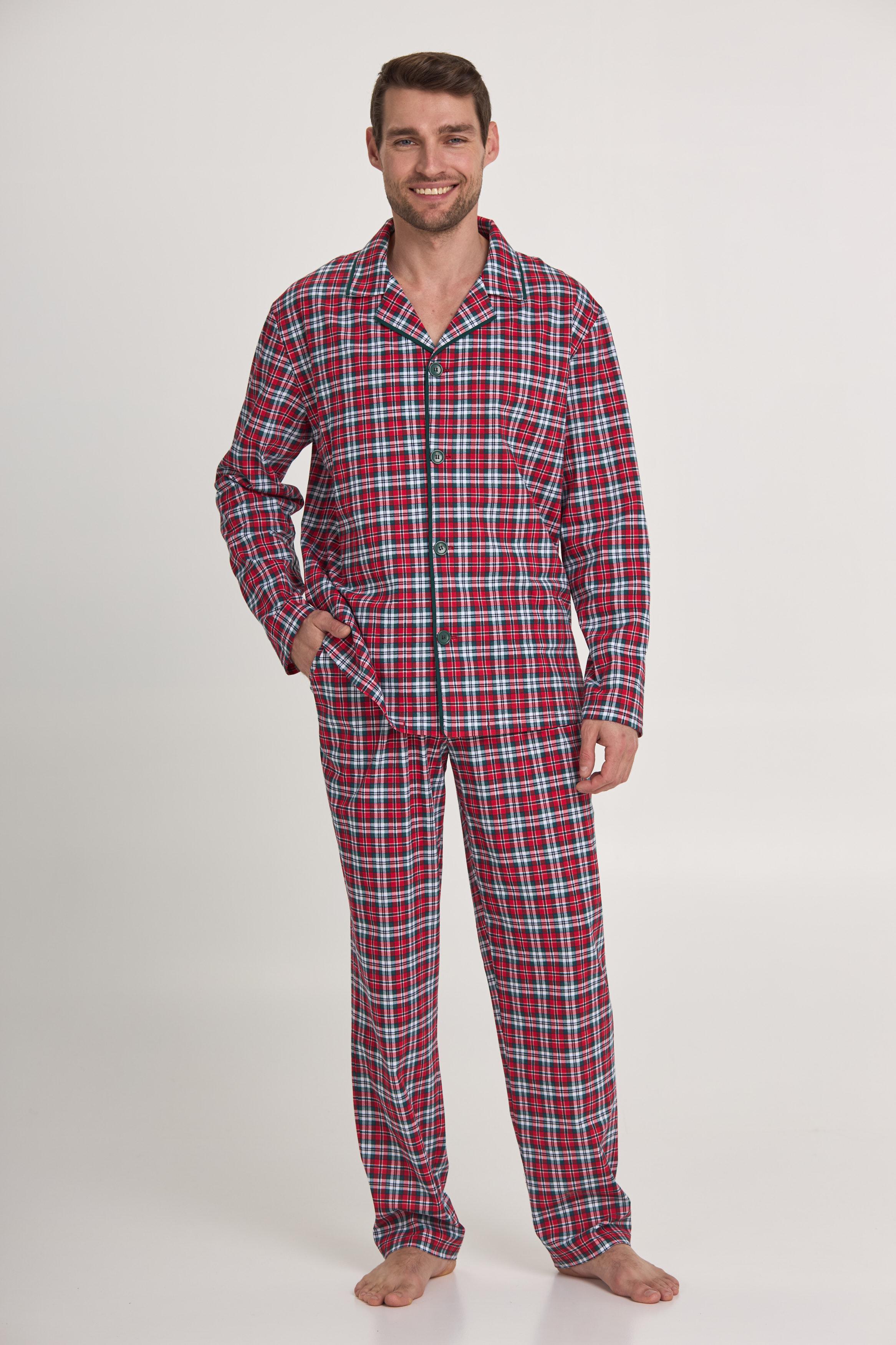 Пижама мужская Ellen Jolly mpk 5180/03/02 L Зеленый/Красный Пижама мужская Ellen Jolly mpk 5180/03/02 L Зеленый/Красный