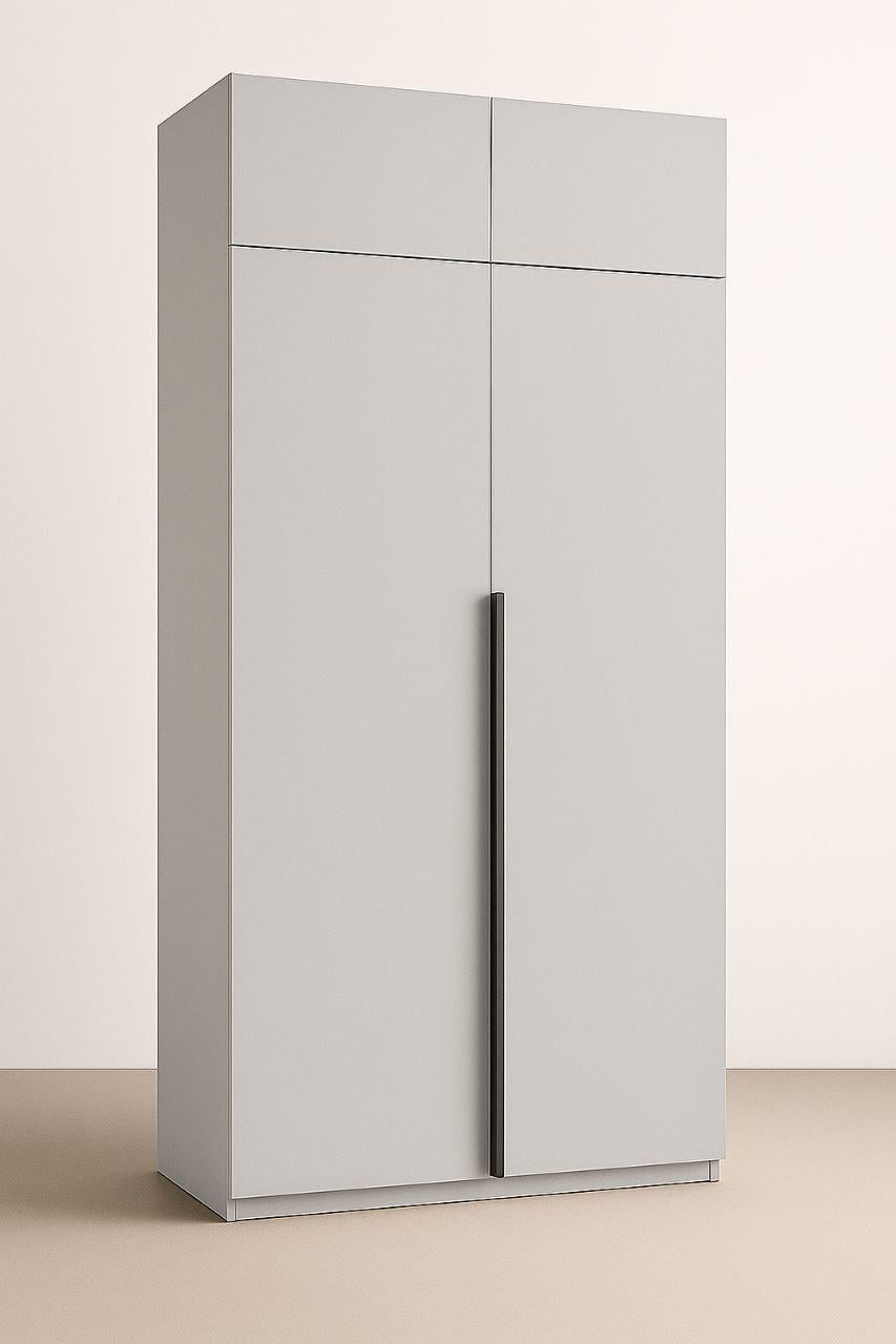 Шкаф Мириам Престиж 800x2600x540 мм Серый (20515)