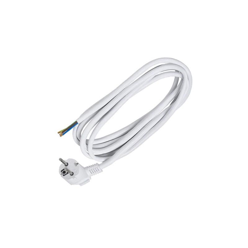 Кабель з вилкою Neomax 3x1 мм2 1,5 м з заземленням Білий (NX501001)