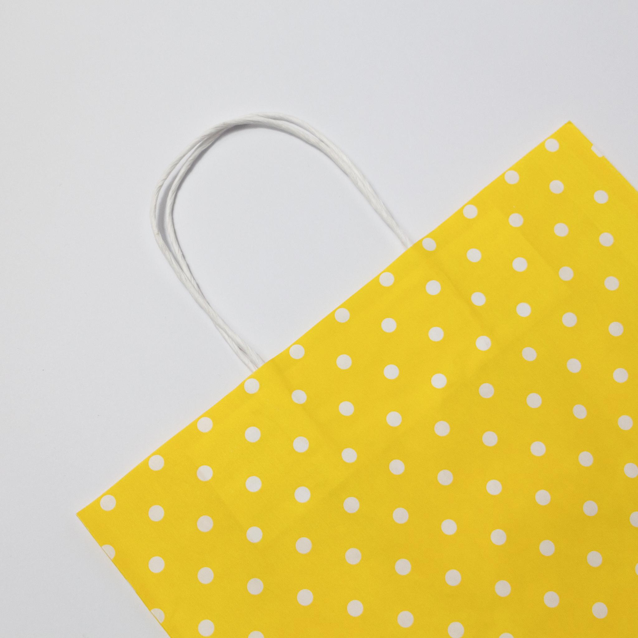 Пакет бумажный с витыми ручками 260х150х350 мм 30 шт. Жёлтый - фото 11 Пакет бумажный с витыми ручками 260х150х350 мм 30 шт. Жёлтый - фото 11