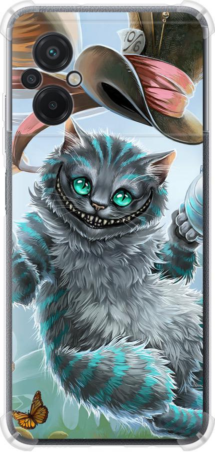 Чехол на Xiaomi Poco M5 Чеширский кот 2 (3993sp-2767-42517)