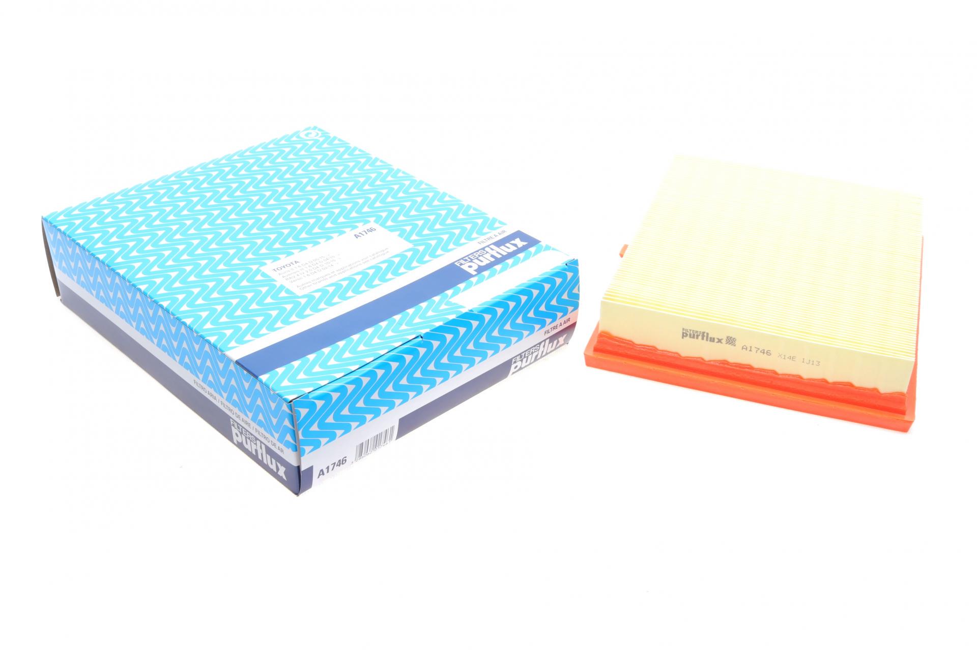 Фильтр воздушный PURFLUX для Toyota Avensis 1,6/2,0D4-D 08-18/RAV 4 2,0 12- (A1746)