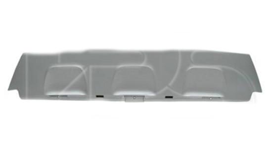 Накладка переднего бампера AVTM VW Tiguan '08-17 (Track) серебр., 187428926