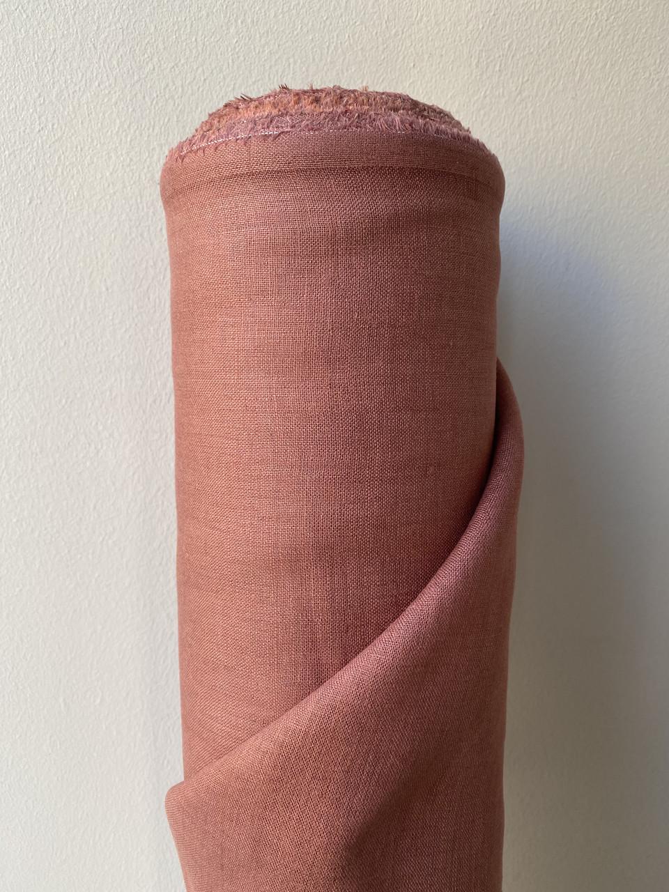 Ткань натуральная Linen Plus 100% лен марля Терракотовый 603/134 Ткань натуральная Linen Plus 100% лен марля Терракотовый 603/134