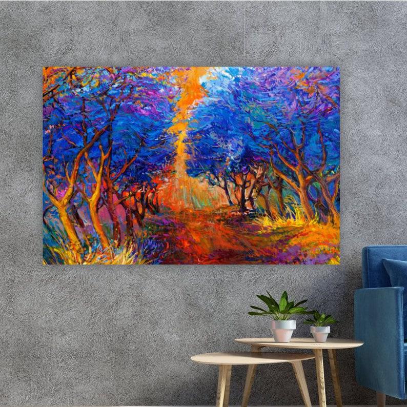 Картина на холсте KIL Art Осенний пейзаж 122x81 см (68)