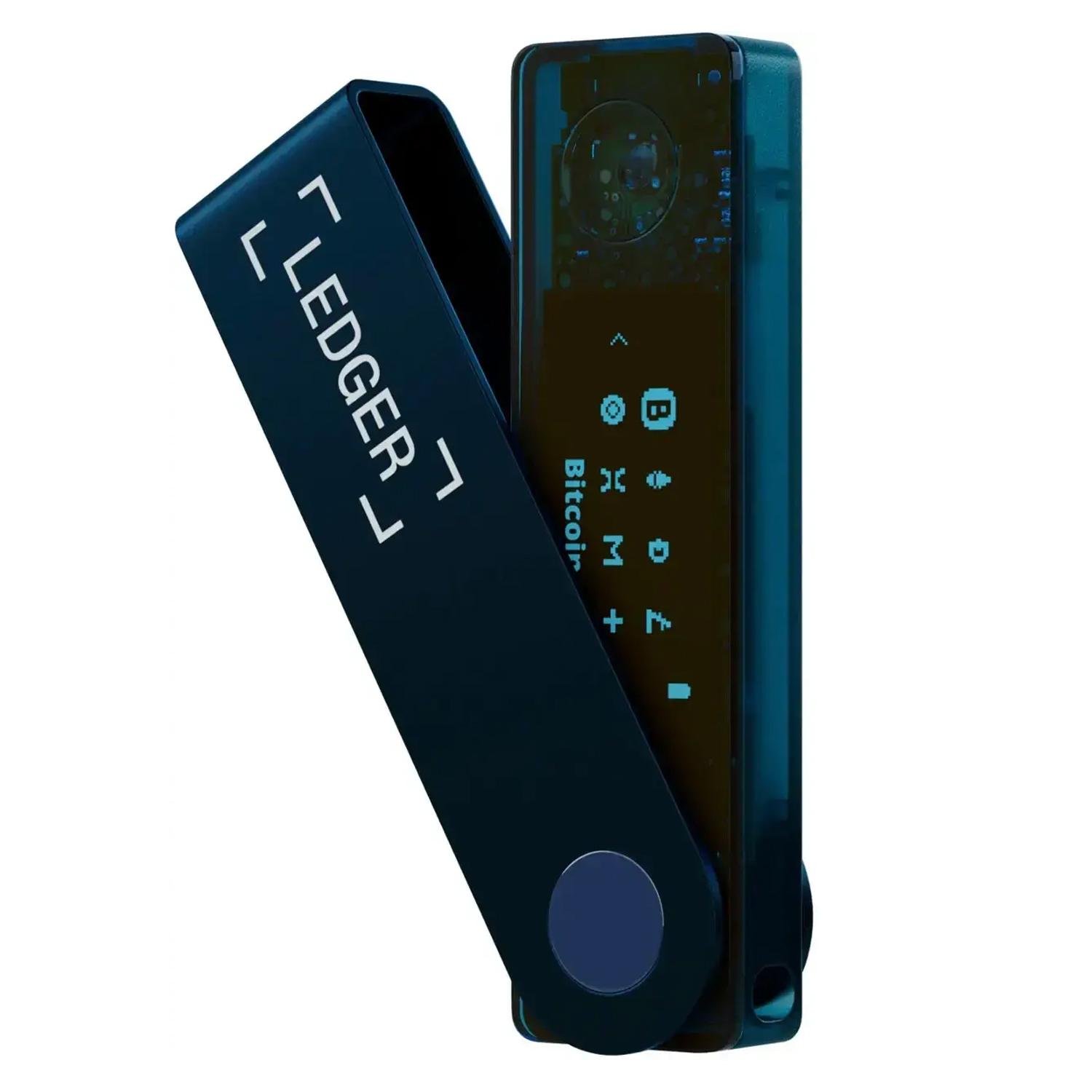 Кошелек для криптовалют Ledger Nanox Sapphire Blue (LNXSB)