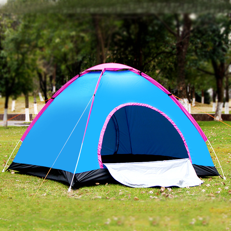 Палатка двухместная Traveler 2х1,5х1,1 самораскладная туристическая Синий