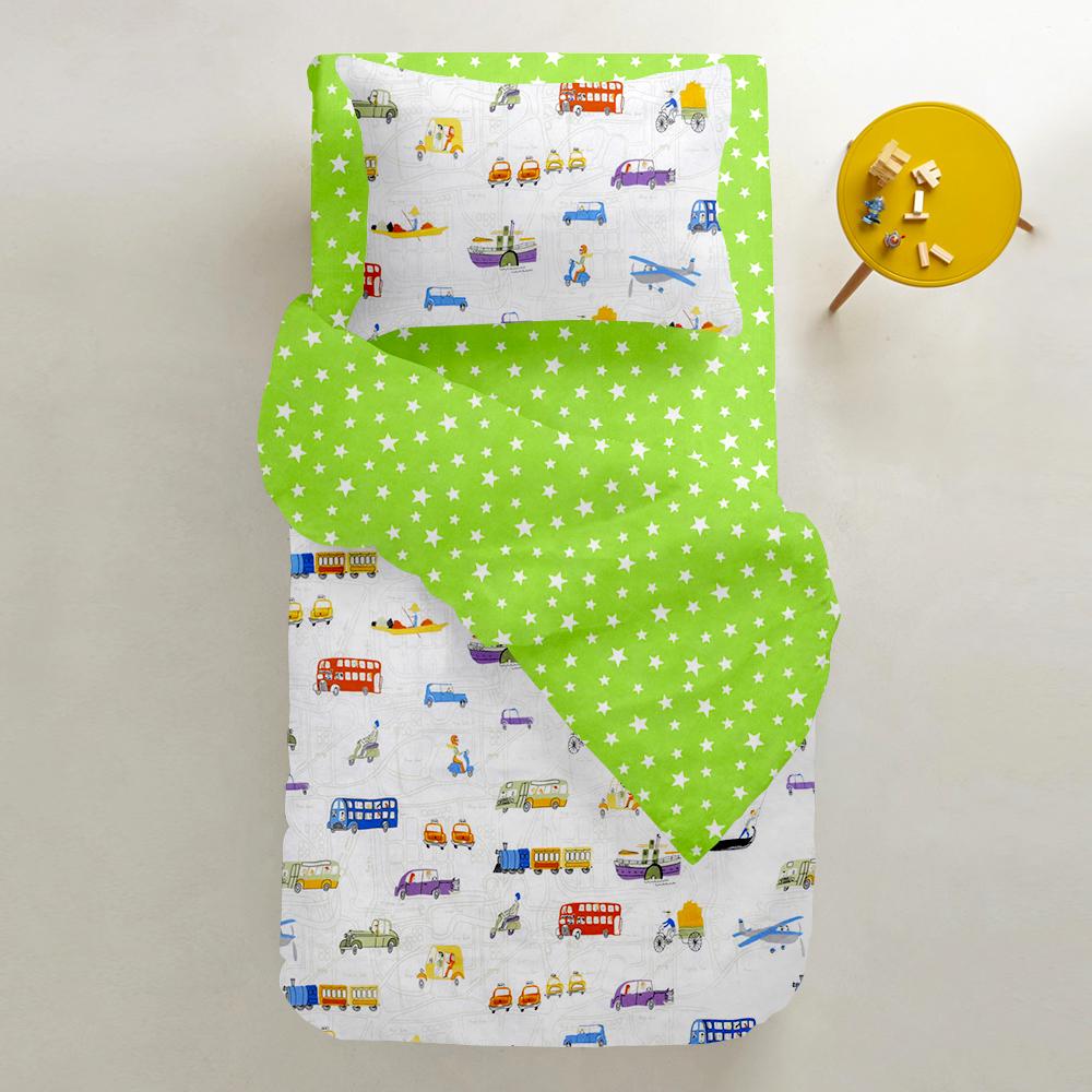 Простирадло полуторне Cosas Starfall Lime 155х240 см (4822052053485) - фото 2 Простирадло полуторне Cosas Starfall Lime 155х240 см (4822052053485) - фото 2