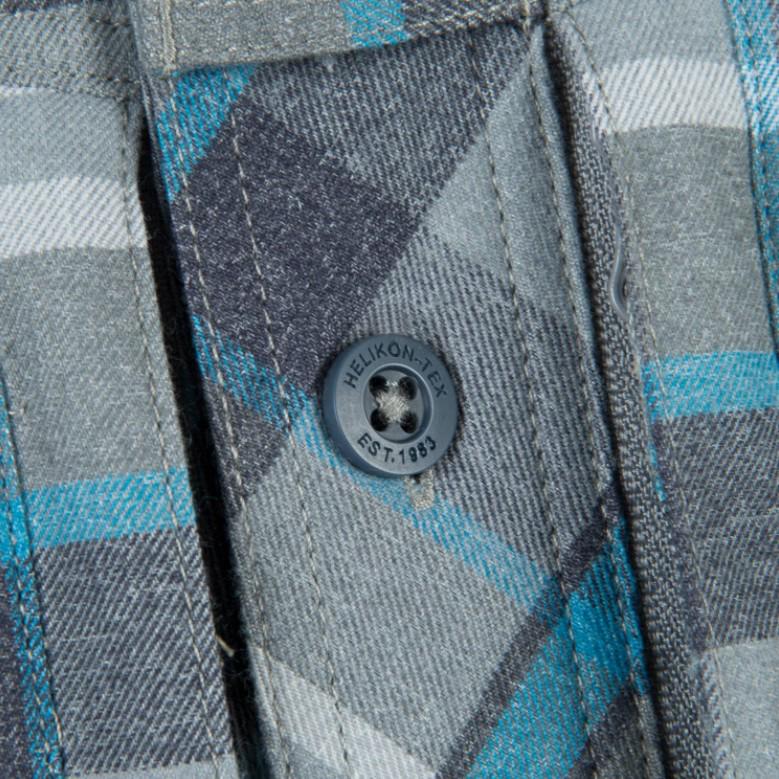 Рубашка Helikon-Tex Defender Mk2 Pilgrim Shirt XS Blue Plaid (59629582) - фото 9