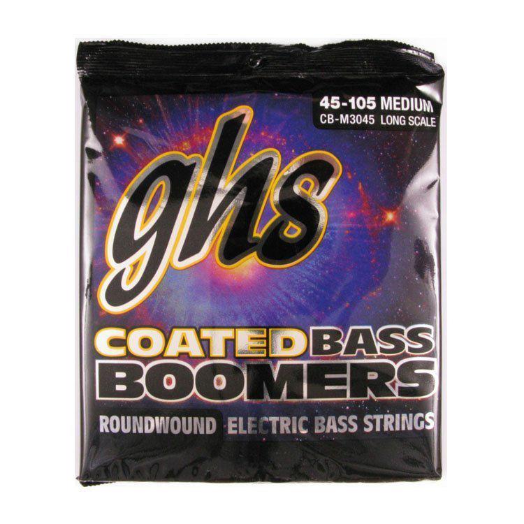 Струны для бас-гитары GHS Coated Boomers CB-М3045 45-105 (122717)