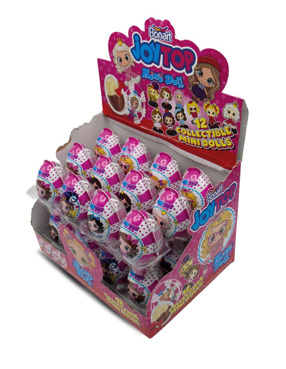 Пластиковое яйцо с кремом и игрушкой Tayas Mini Doll 24 шт. 20 г (00000006716)