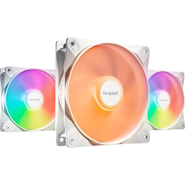 Вентилятор для корпуса be quiet! Light Wings LX PWM 120 мм ARGB 3 Pack White (BL122)