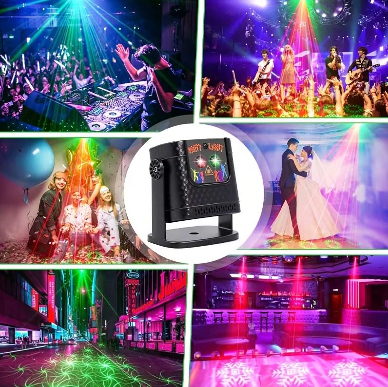 Стробоскоп для танцпола Диско-Вечерка 60 комбинаций/шаблонов (1599) - фото 5 Стробоскоп для танцпола Диско-Вечерка 60 комбинаций/шаблонов (1599) - фото 5