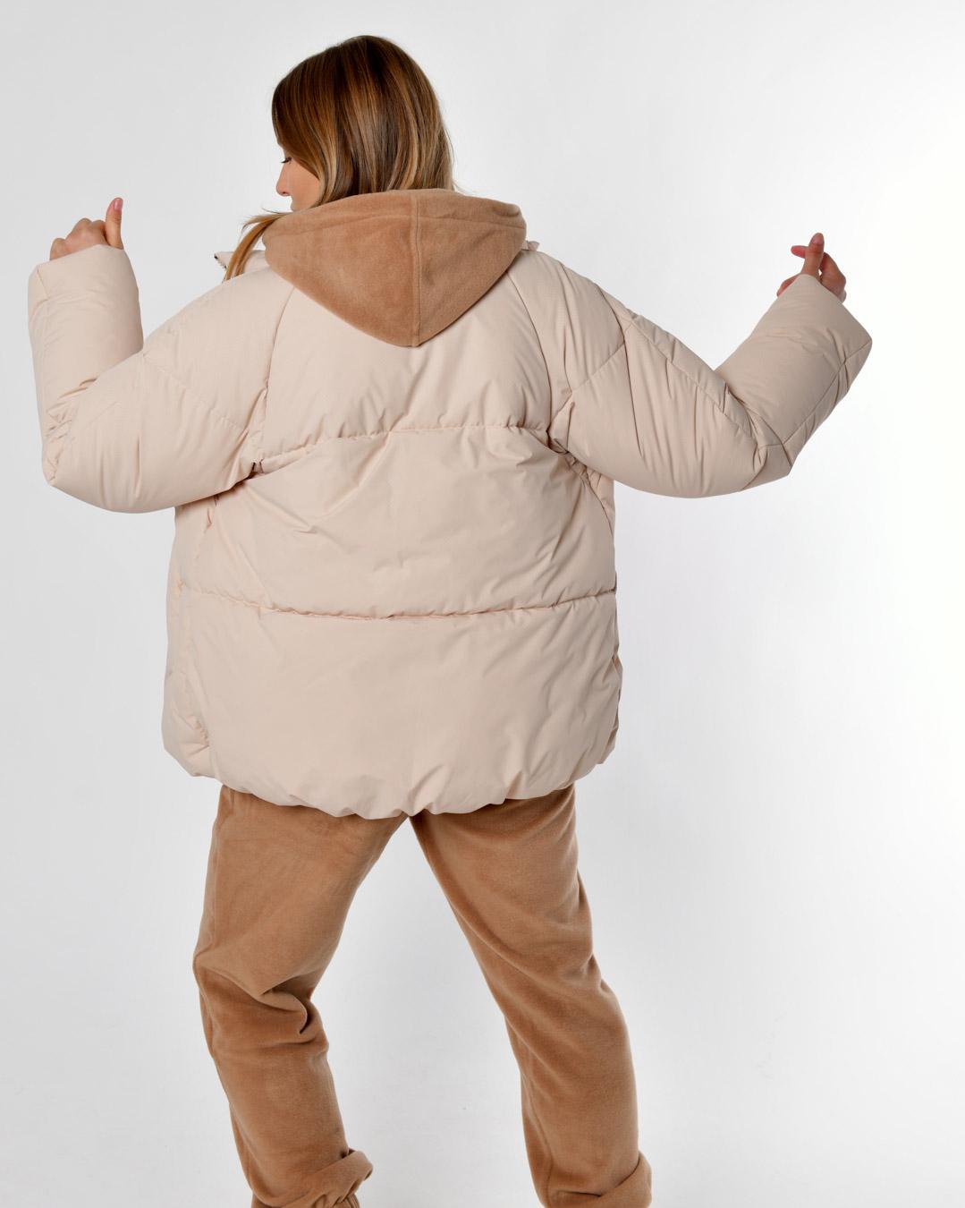 Куртка зимняя X-Woyz LS-8946-10 L Бежевый (2000002512172) - фото 6 Куртка зимняя X-Woyz LS-8946-10 L Бежевый (2000002512172) - фото 6