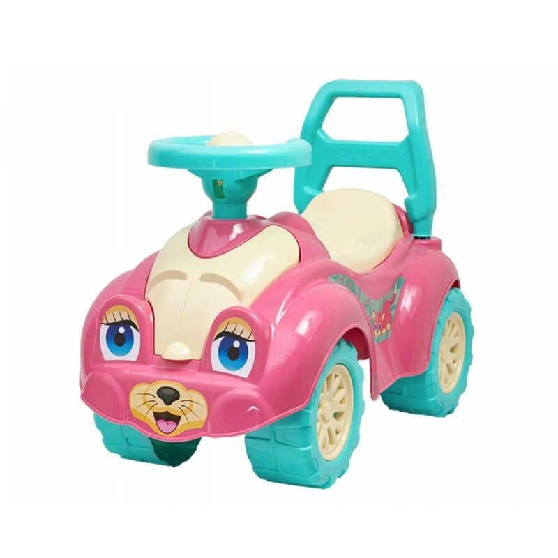 Каталка-толокар ТехноК кошечка/пищалка/багажник Crimson (37821)