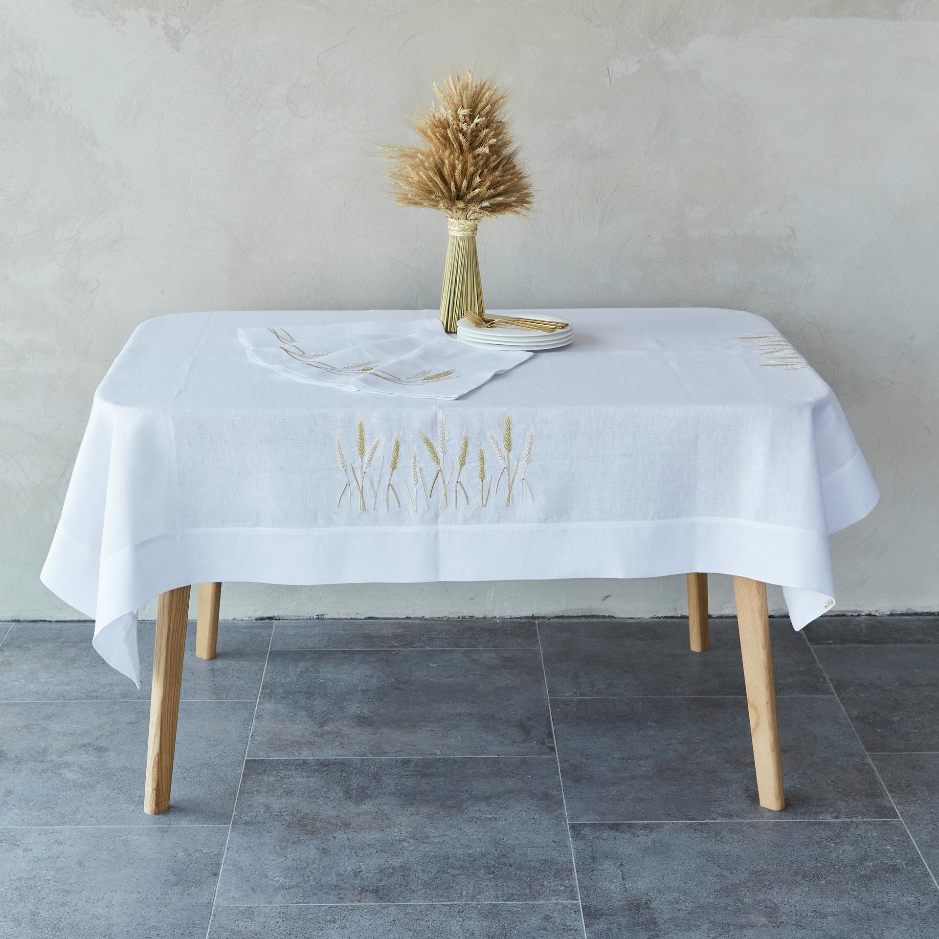 Скатертина вишита Колоски 1,8х1,5 м (97-24/09)