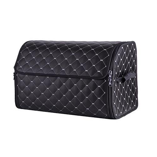 Органайзер в багажник ромб 1 отдел с пластиковыми ручками на липучке 400х330х250 мм Черный (00000060456) Органайзер в багажник ромб 1 отдел с пластиковыми ручками на липучке 400х330х250 мм Черный (00000060456)