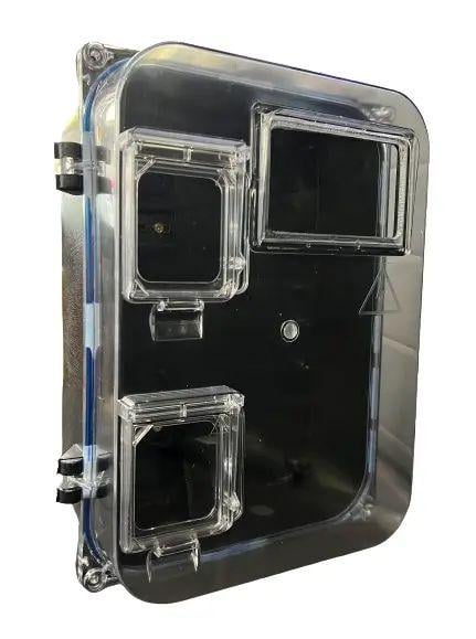 Щиток под 3-фазный счетчик уличный пластиковый Прозрачный (00012948) Щиток под 3-фазный счетчик уличный пластиковый Прозрачный (00012948)