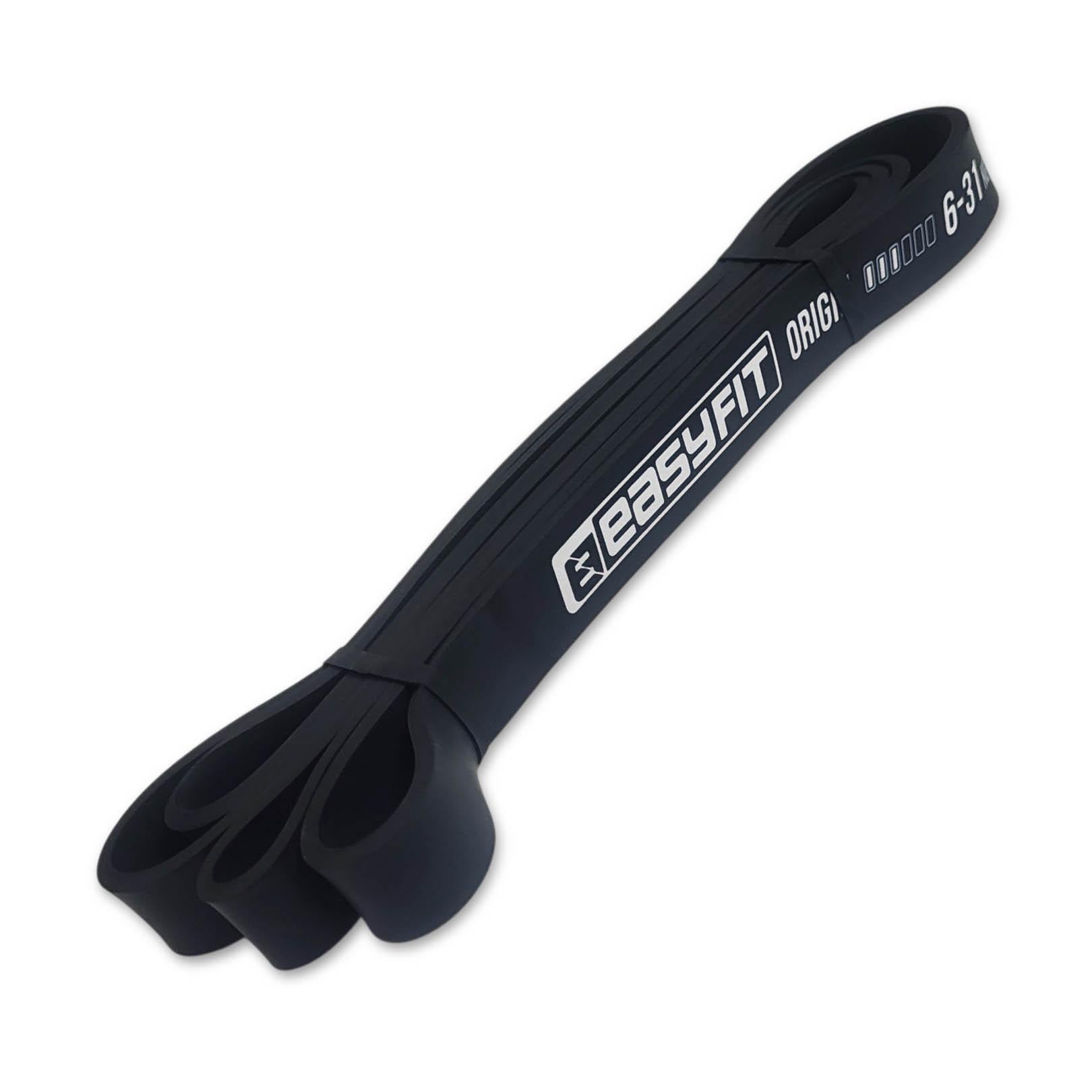 Резиновая петля EasyFit Power Bands для подтягиваний 6-31 кг Черный (EFPB631-Bk)
