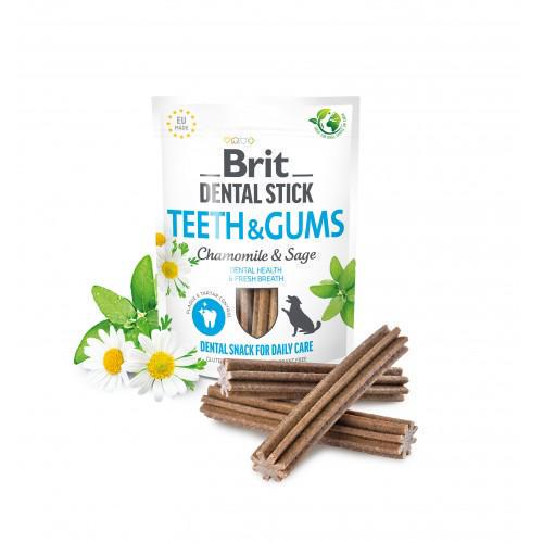 Лакомство для собак Brit Dental Stick Teeth & Gums 7 шт. 251 г - фото 2 Лакомство для собак Brit Dental Stick Teeth & Gums 7 шт. 251 г - фото 2