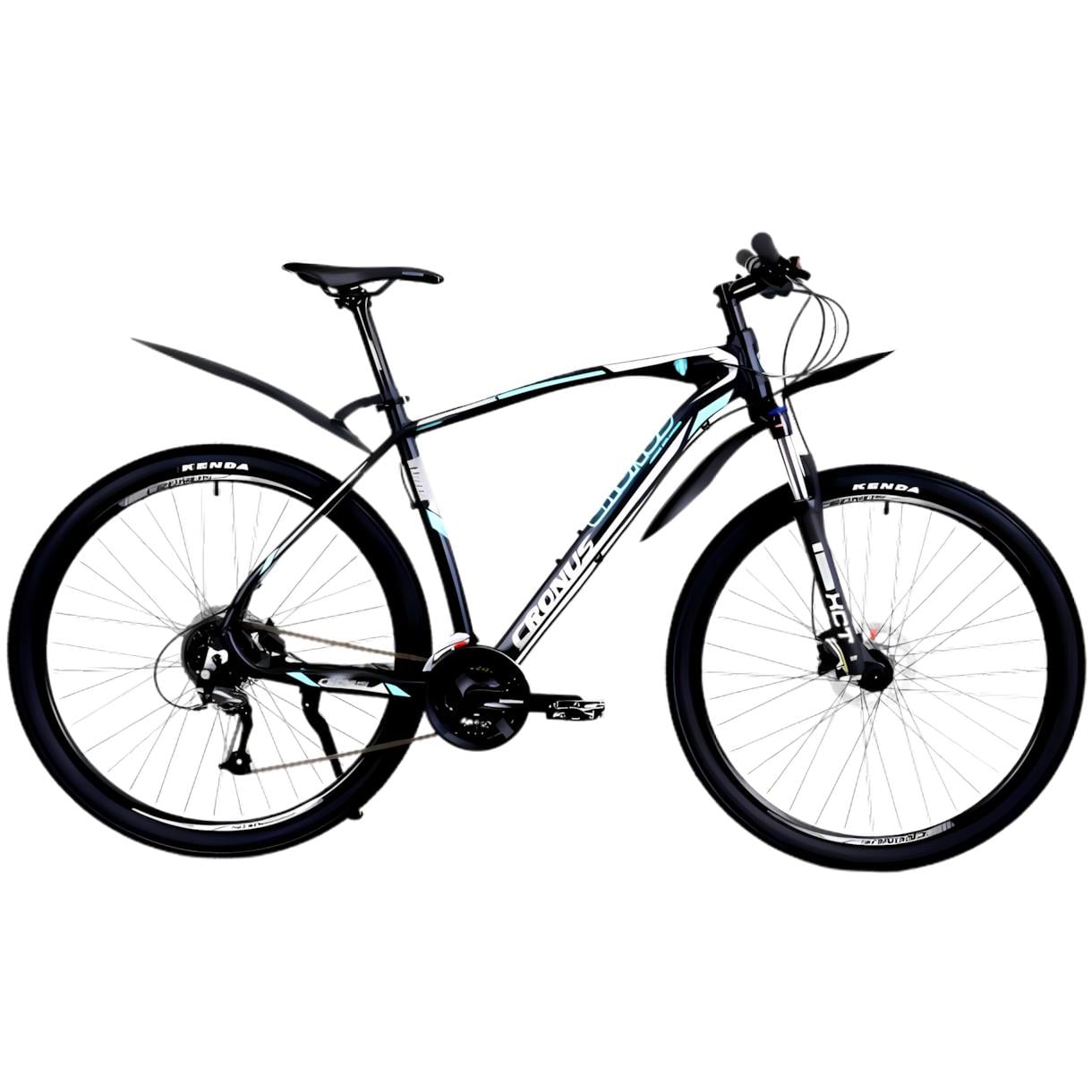 Велосипед Cronus Warrior 29"21" Чорно-бірюзовий (91)
