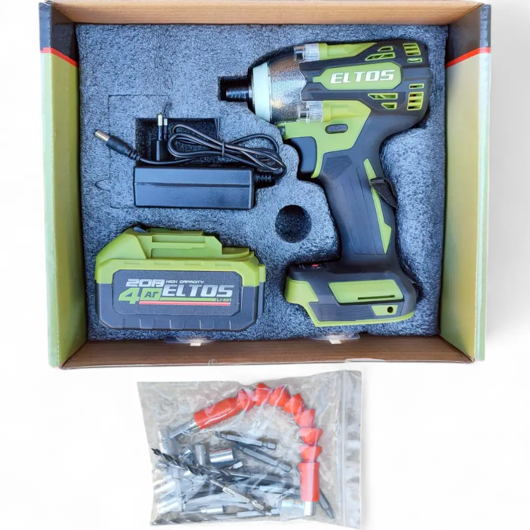 Гвинтоверт ударний ELTOS АГУ-20 BL акумуляторний (44417195) - фото 7