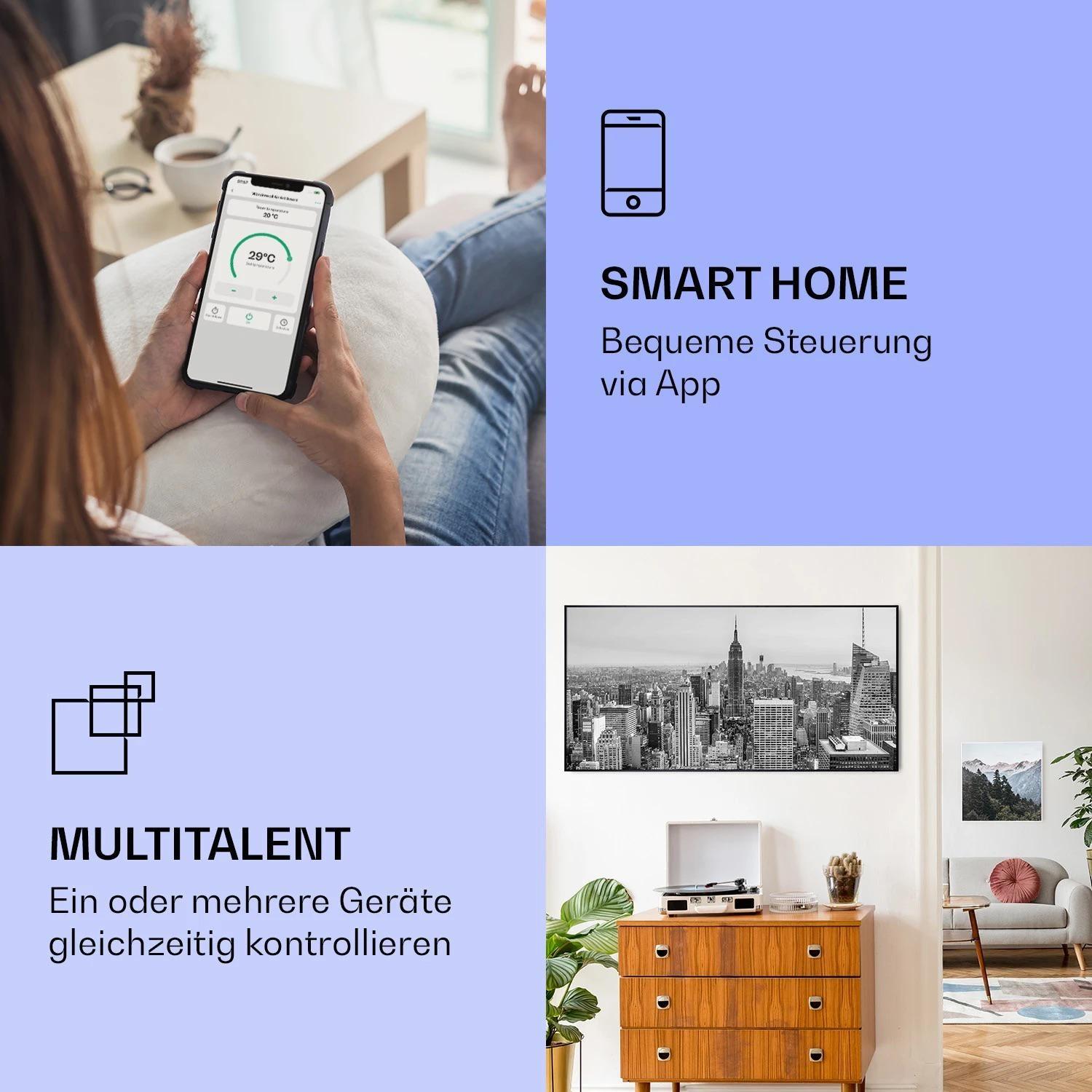 Инфракрасный обогреватель KLARSTEIN Air Art Smart (10037927) - фото 6