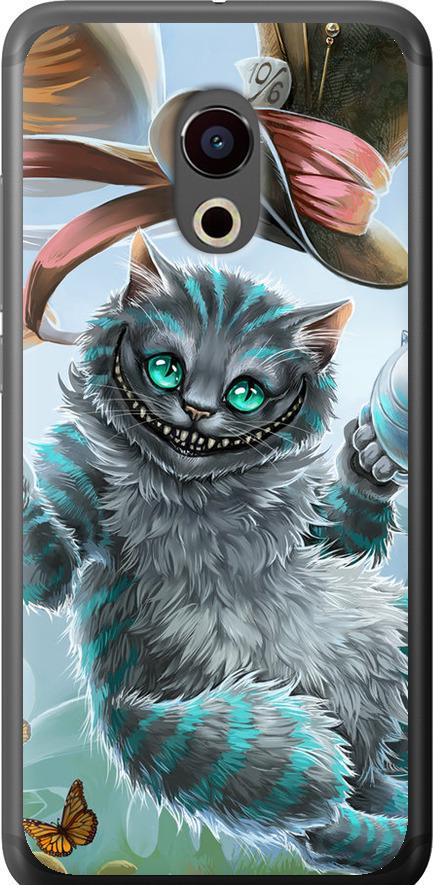 Чехол на Meizu Pro 6 Чеширский кот 2 (3993t-293-42517)