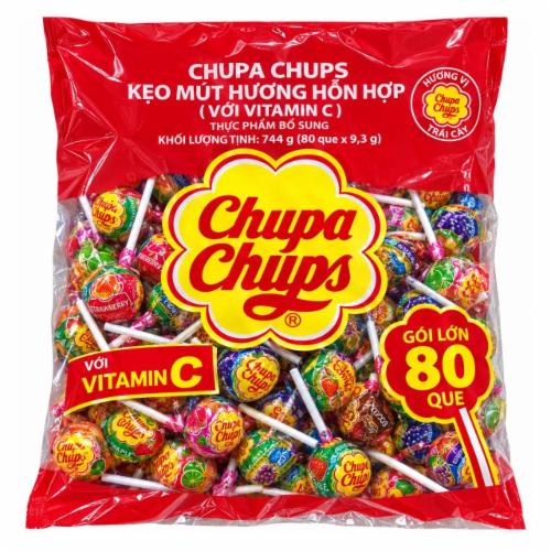 Леденцы на палочке Chupa Chups Vitamin C 80 шт. 744 г (38268053)