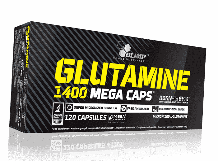 Глютамин Olimp Nutrition L-Glutamine 1400 Mega Caps 120 капс. (32283003)