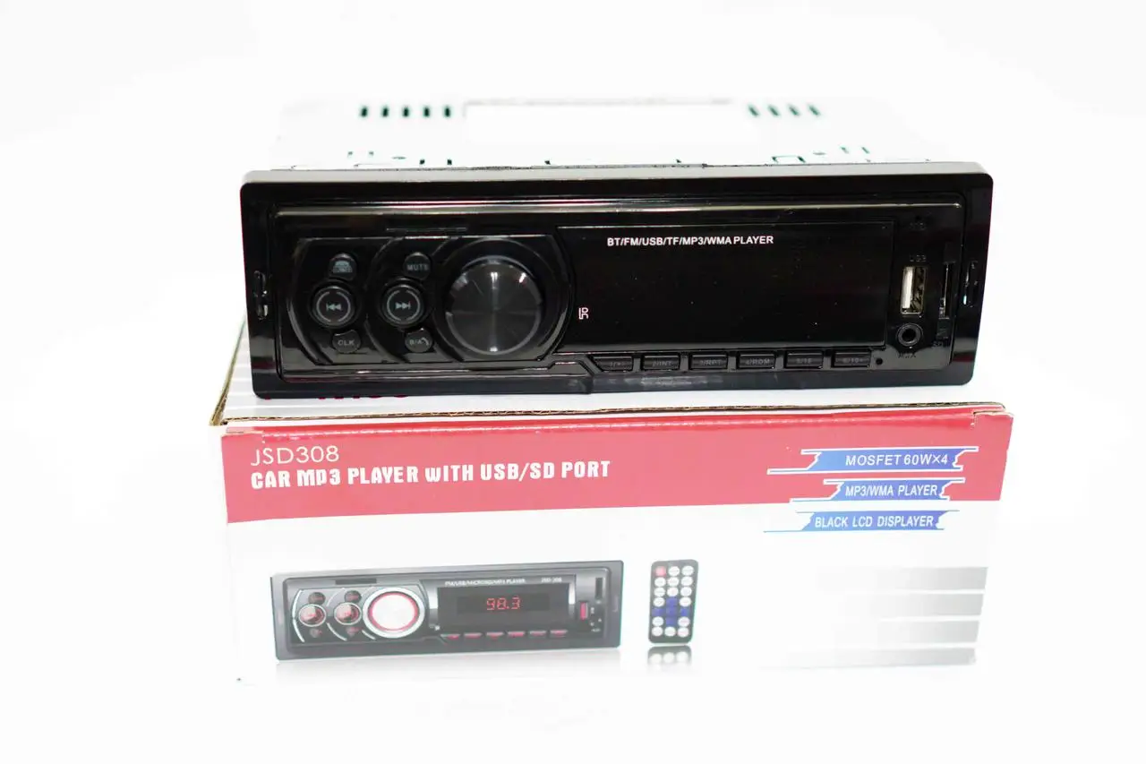 Автомагнитола JSD308 ISO USB RGB Bluetooth SD/AUX/FM 4x60W - фото 9