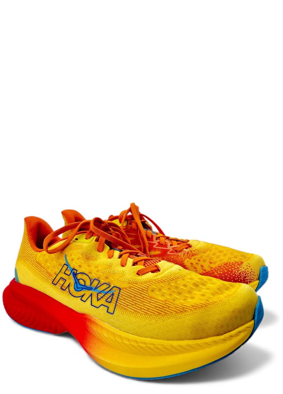 Кроссовки мужские Hoka One One Mach 6 wide 1147833 PYS р. 44,5 28,5 см Желто-оранжевый (30644580)