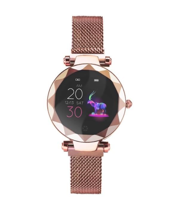 Жіночий смарт-браслет SUNROZ HI18 1,04" IP67 Золотистий (SUN5775)