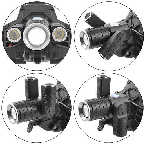 Фонарь налобный W602-T6-2XPE Bike 2x18650 с велокреплением (ws91315) - фото 2 Фонарь налобный W602-T6-2XPE Bike 2x18650 с велокреплением (ws91315) - фото 2