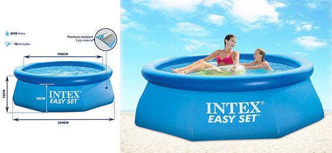 Надувний басейн Intex 28110 244х76 см (7070703) - фото 3