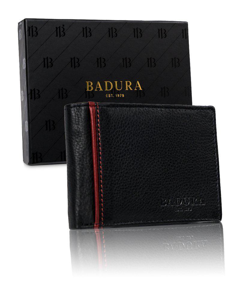 Кошелек мужской кожаный Badura B-N29925-CAW Black