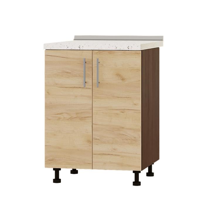 Модуль кухонный под мойку Эверест Оптима Н84-600 60х47х82 см Дуб краф/Золотой (DTM-3797)