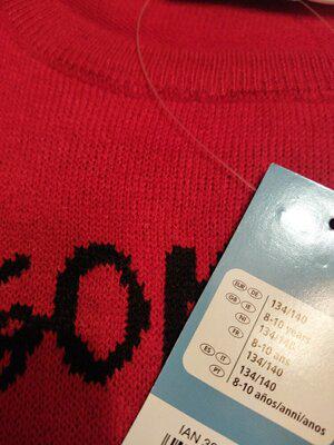 Пуловер Pepperts новорічний для дівчинки 146-152 см - фото 2